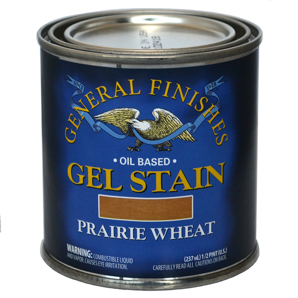 General Finishes 1/2 Pt Prairie Wheat Gel Stain Oil-Based Heavy Bodied Stain PH